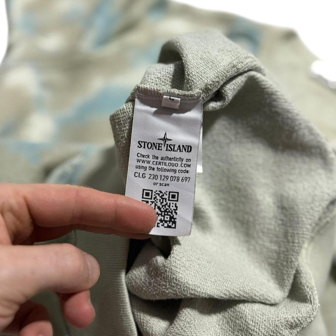Stone Island Devore Camo Pullover Crewneck