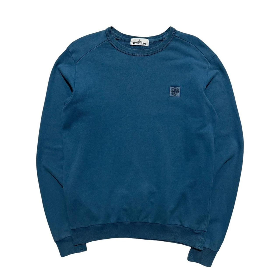 Stone Island Blue Pullover Crewneck