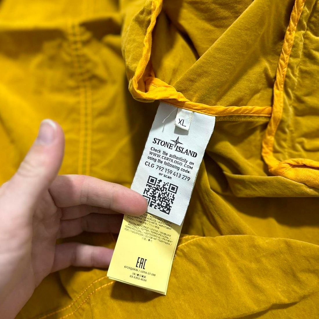 Stone Island Nylon Metal Flock Jacket
