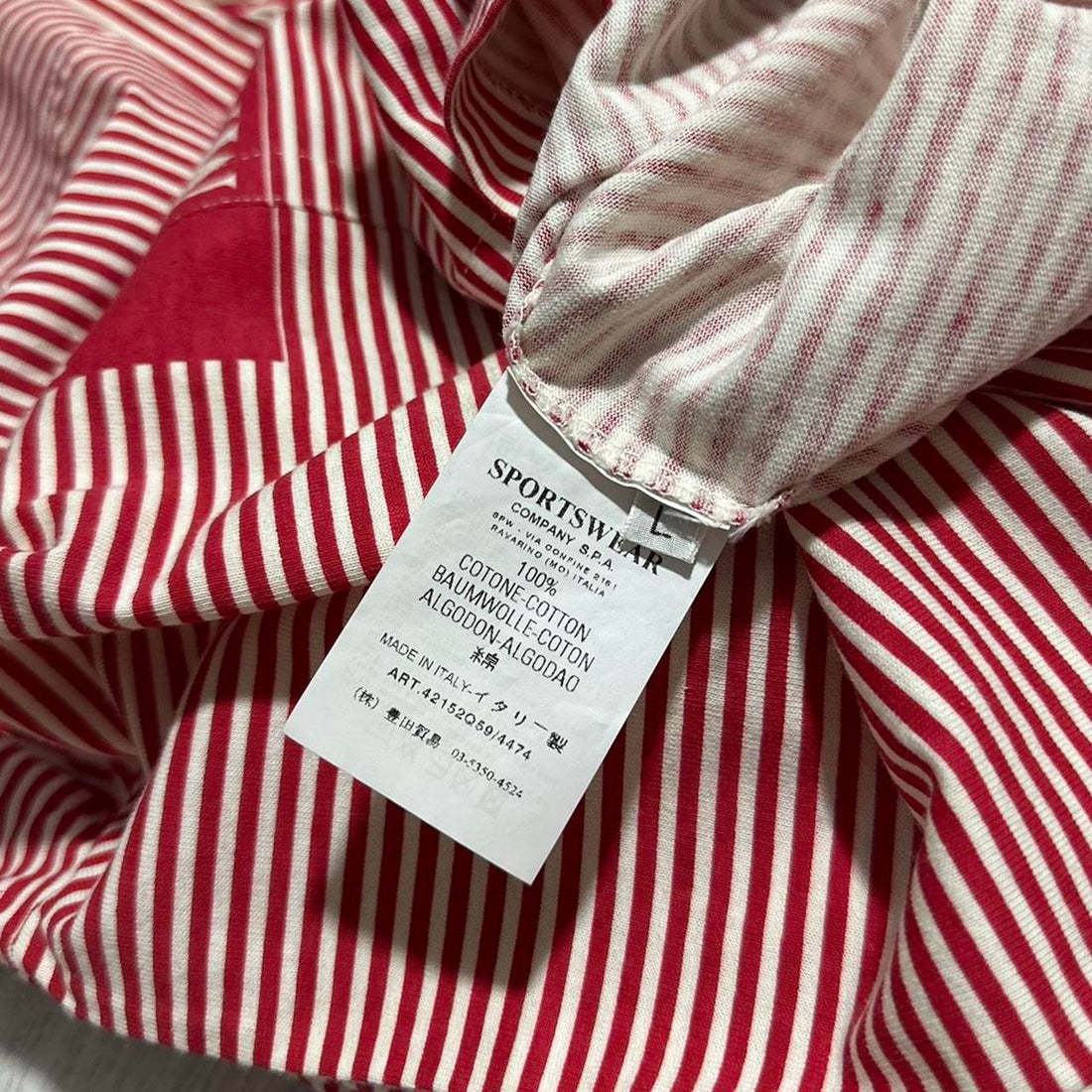 Stone Island Marina Striped Top