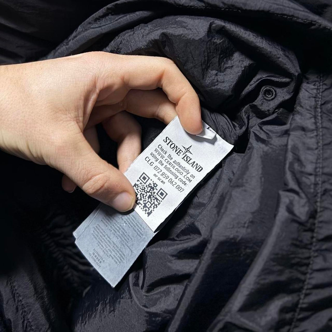 Stone Island Garment Dyed Crinkle Reps Down Jacket