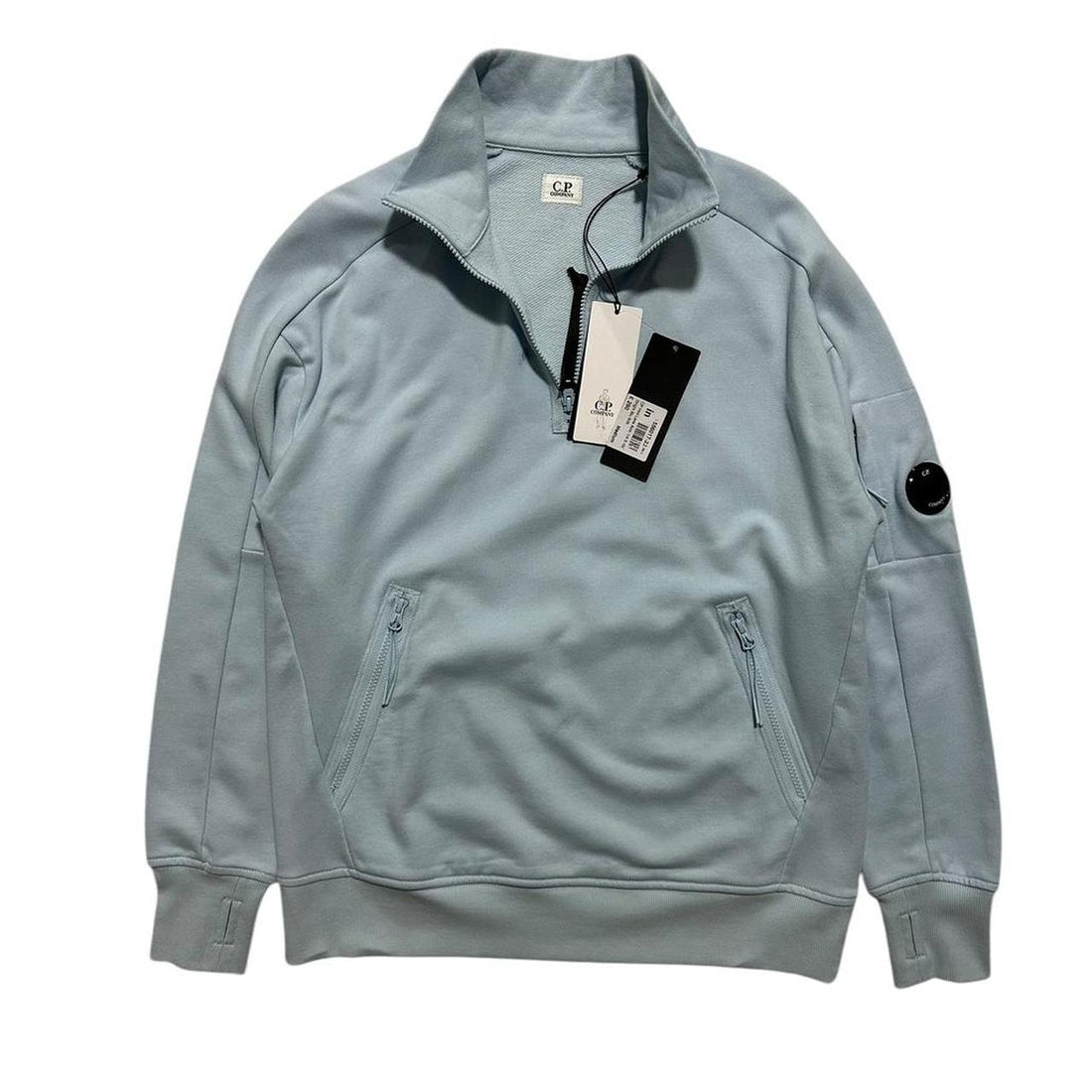 CP Company Sky Blue Quarter Zip Pullover Brand new