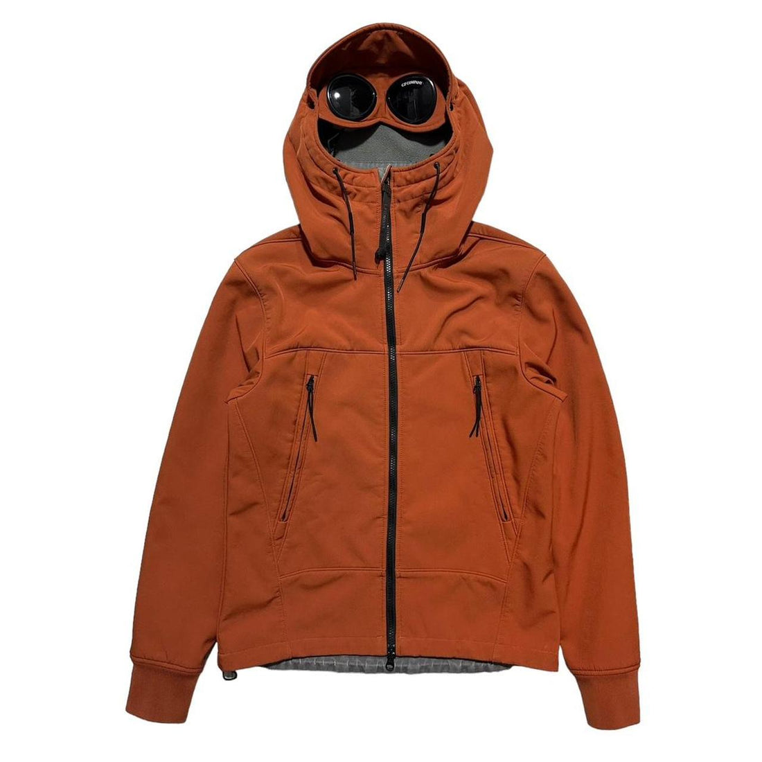 CP Company Orange Soft Shell Goggle Jacket