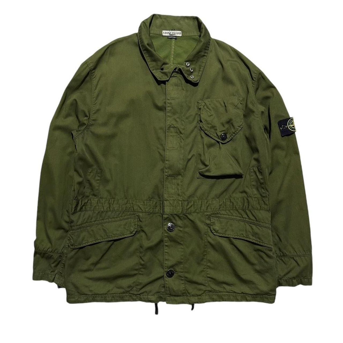 Stone Island Raso Gommato Cotton Jacket