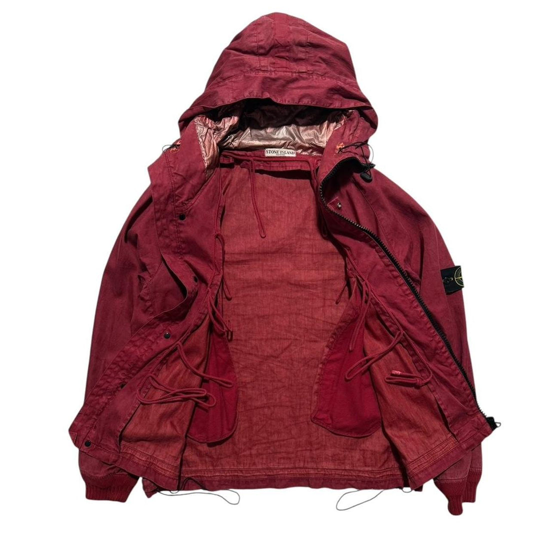 Stone Island 2004 Lino Flax Red Jacket