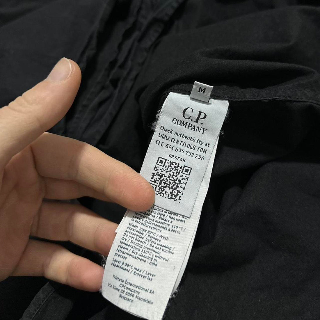 CP Company Black Overshirt