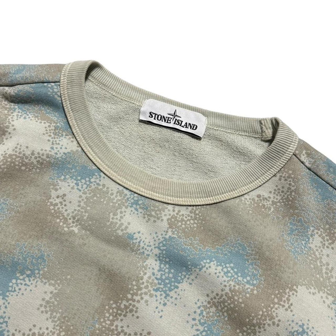 Stone Island Devore Camo Pullover Crewneck