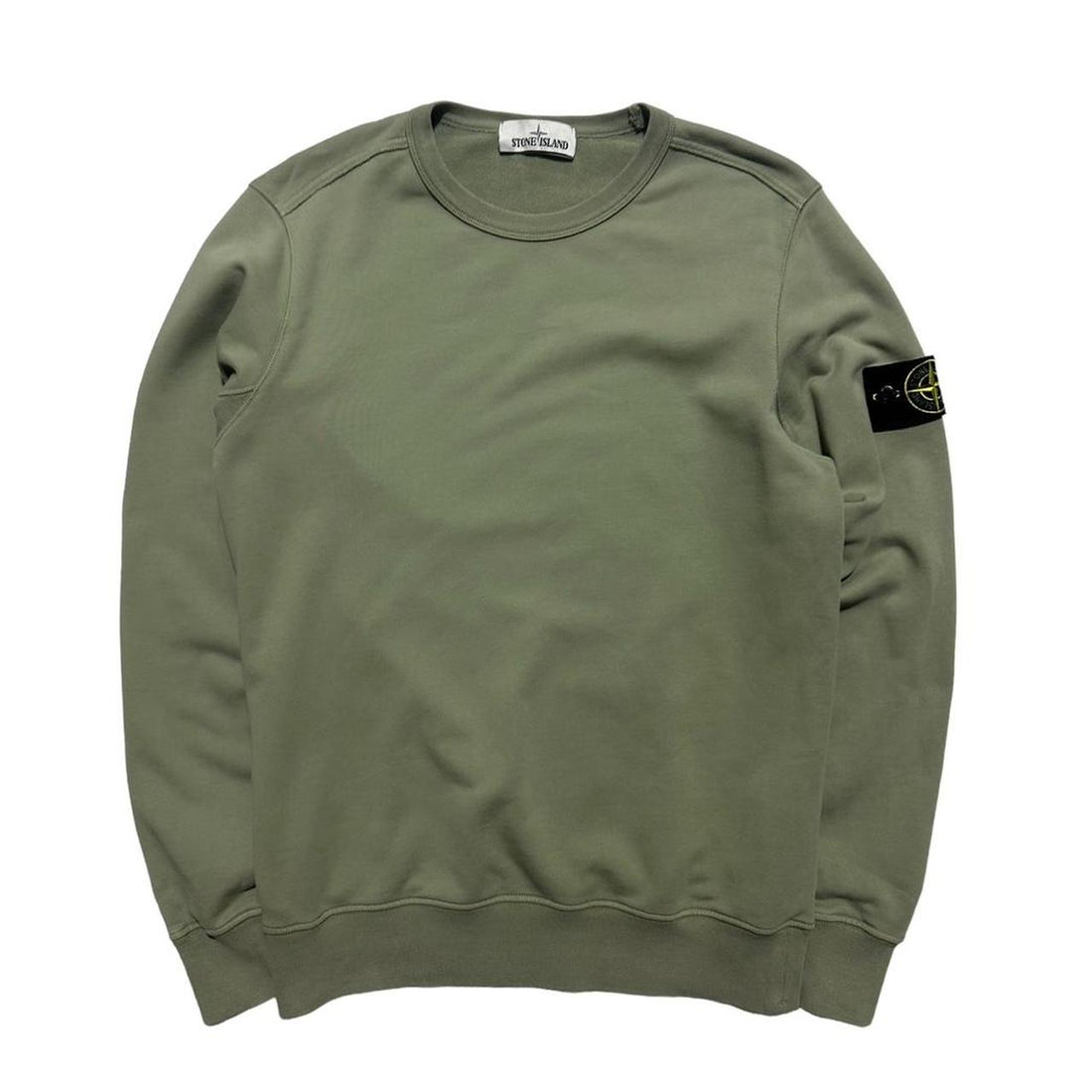 Stone Island Light Green Pullover Crewneck