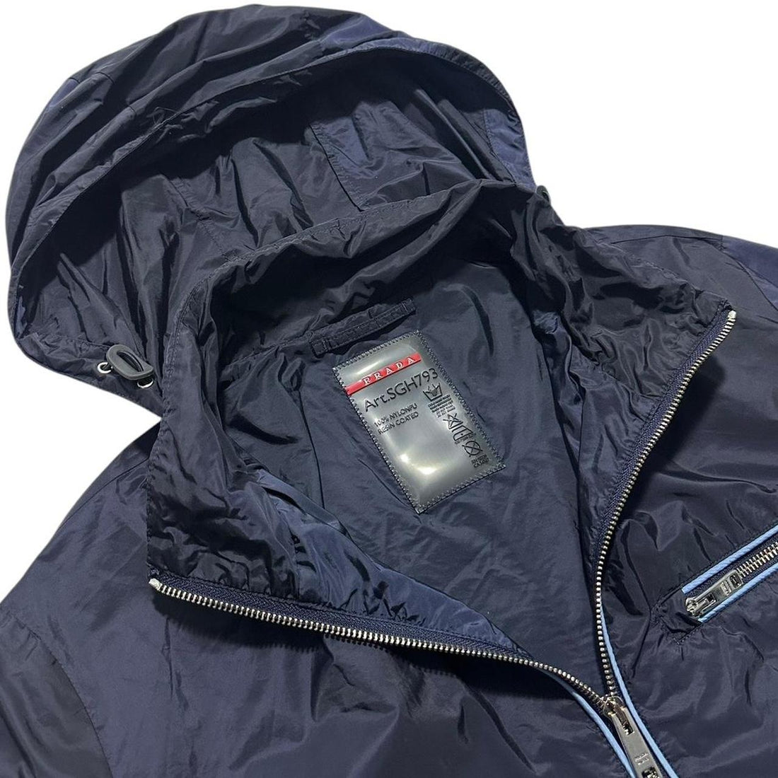 Prada Navy Nylon Jacket