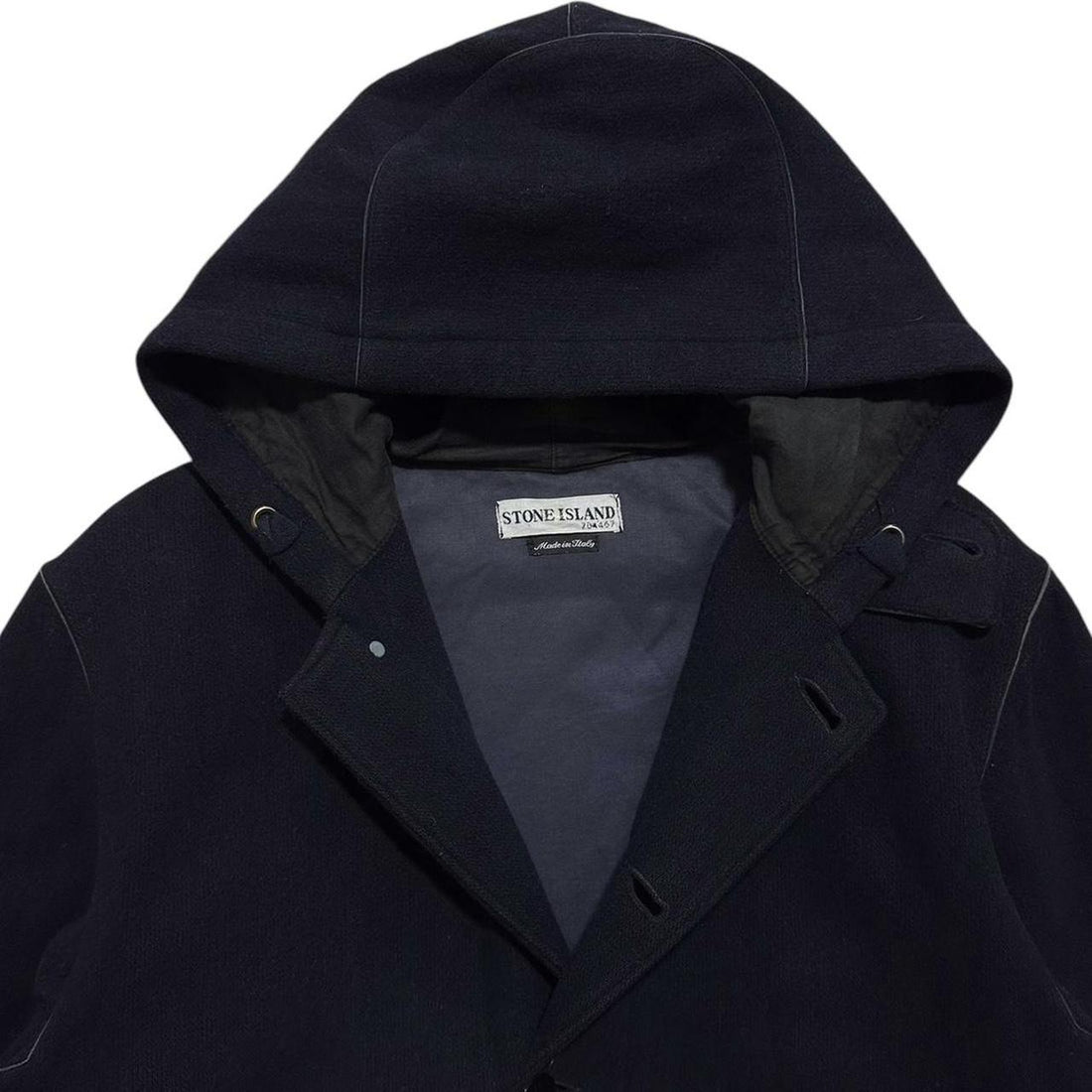 Stone Island Wool Montgomery Duffle Jacket