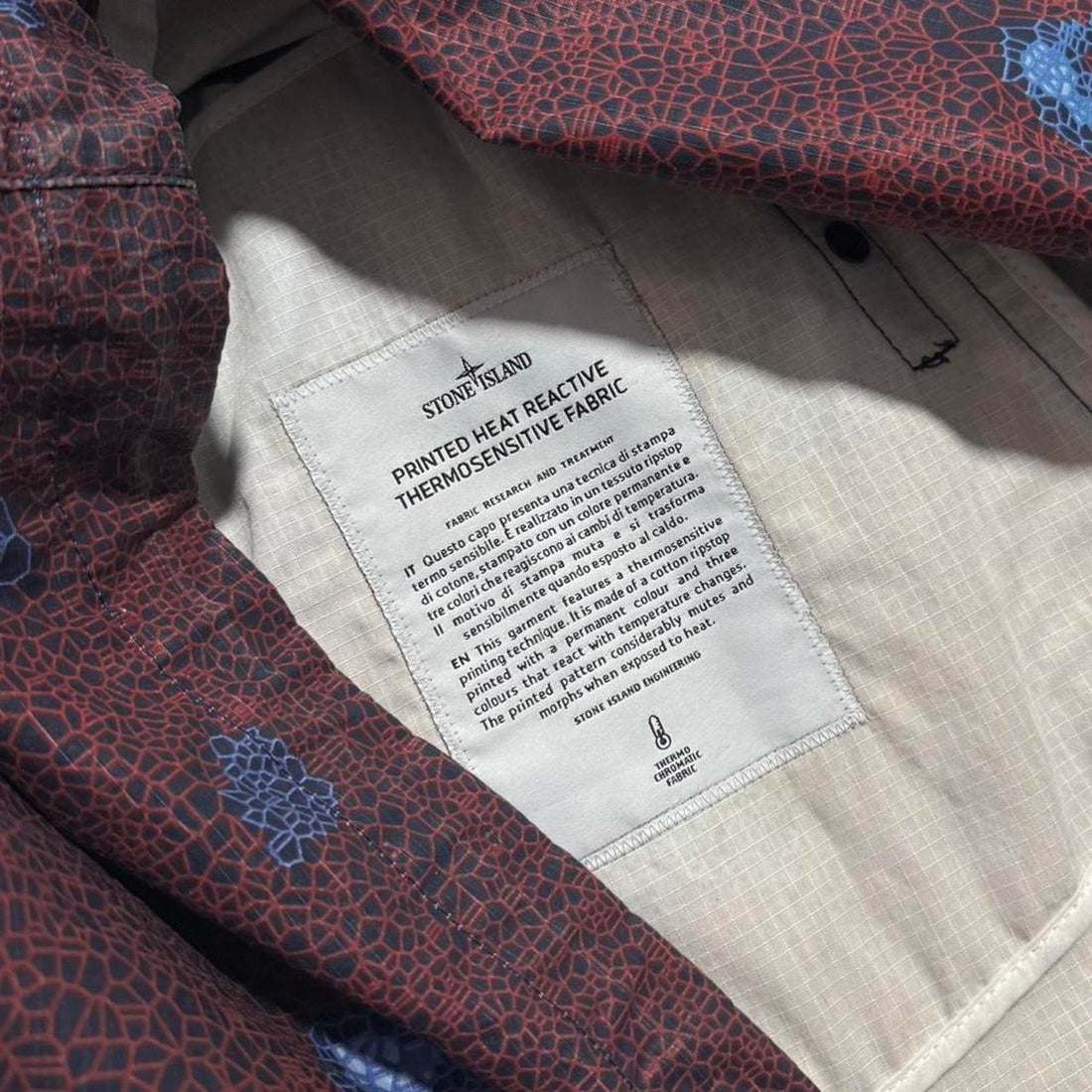 Stone Island Printed Thermo-Sensitive Jacket