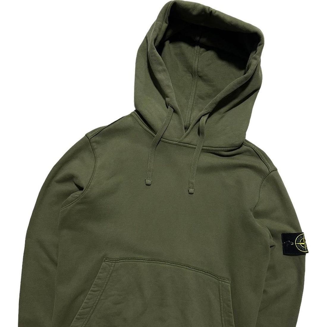 Stone Island Green Pullover Hoodie