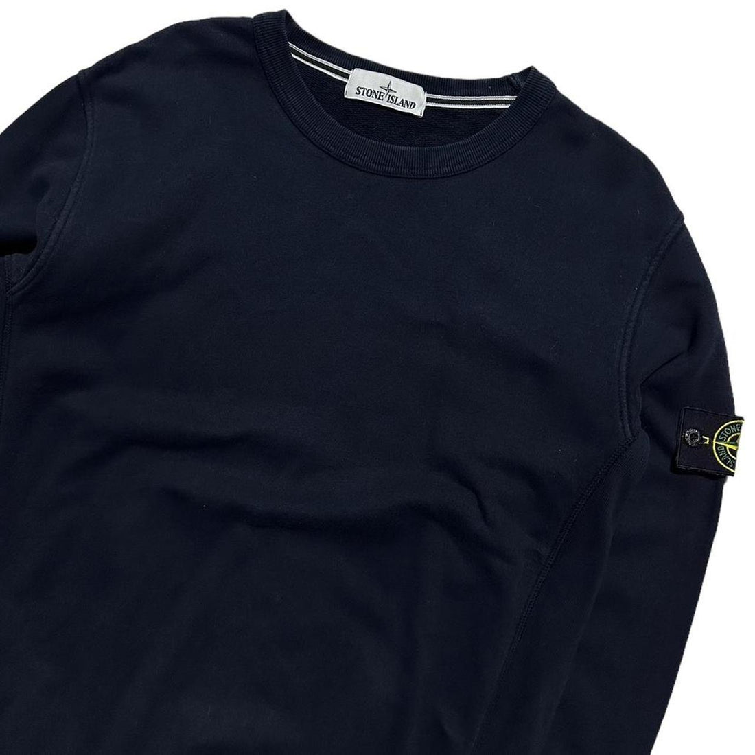 Stone Island Navy Pullover Crewneck