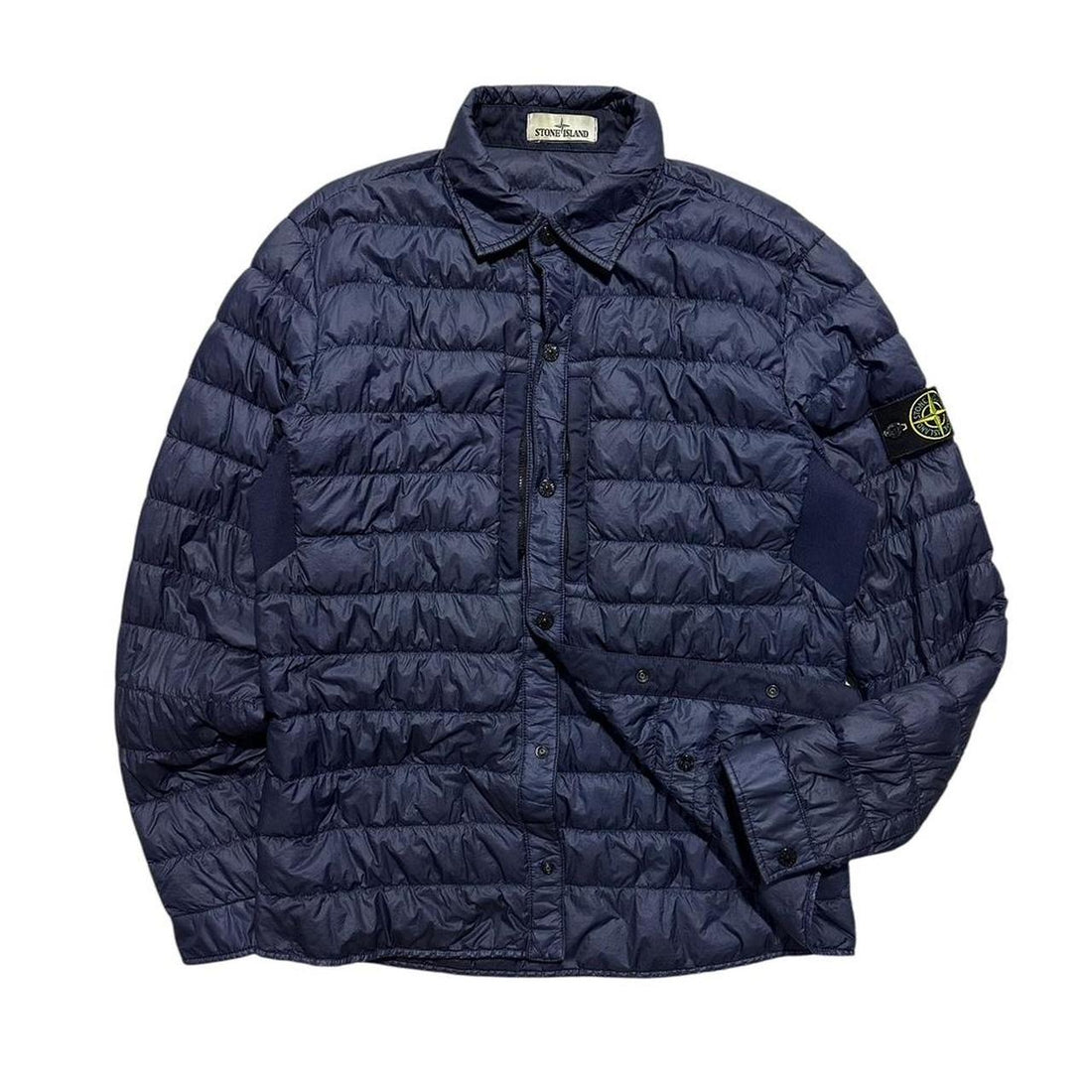 Stone Island Garment Dyed Down Overshirt