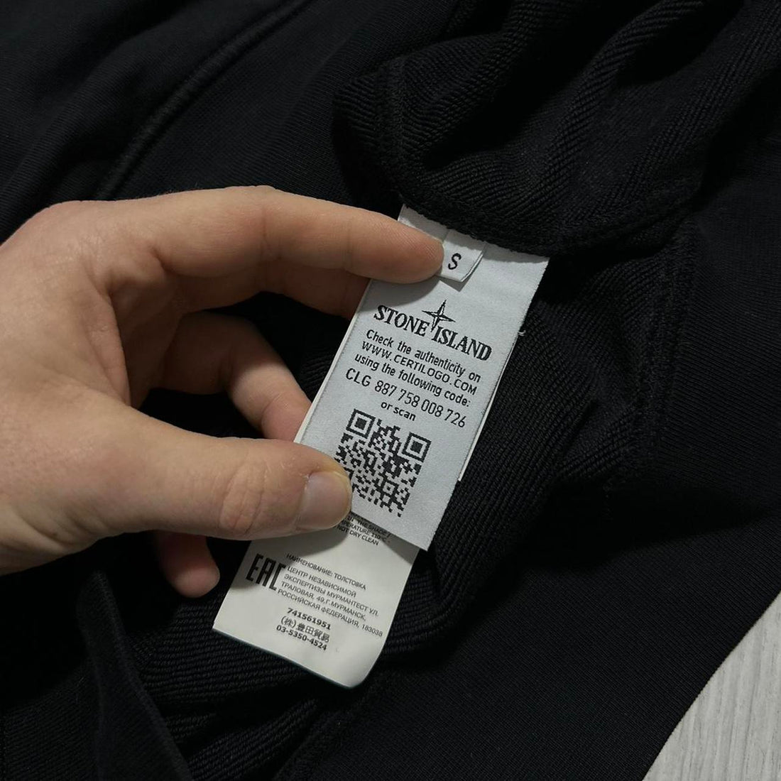 Stone Island Black Quarter Zip Pullover