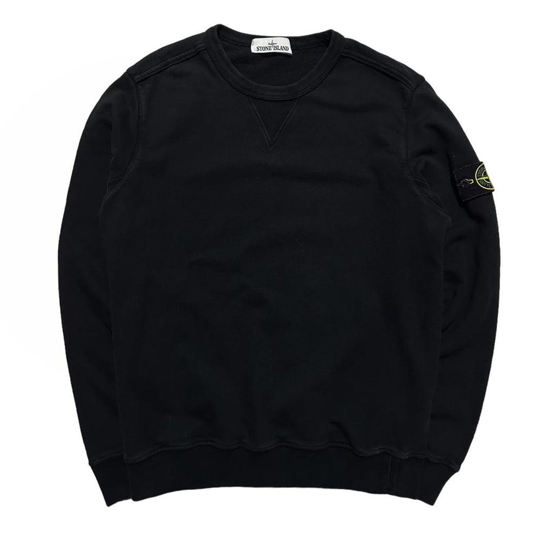 Stone Island Black Pullover Crewneck