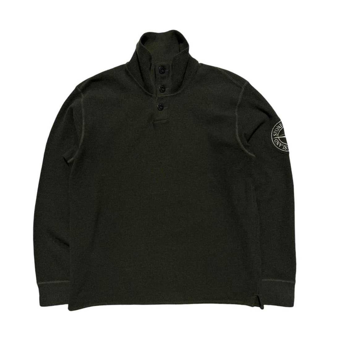 Stone Island Quarter Button Up Pullover