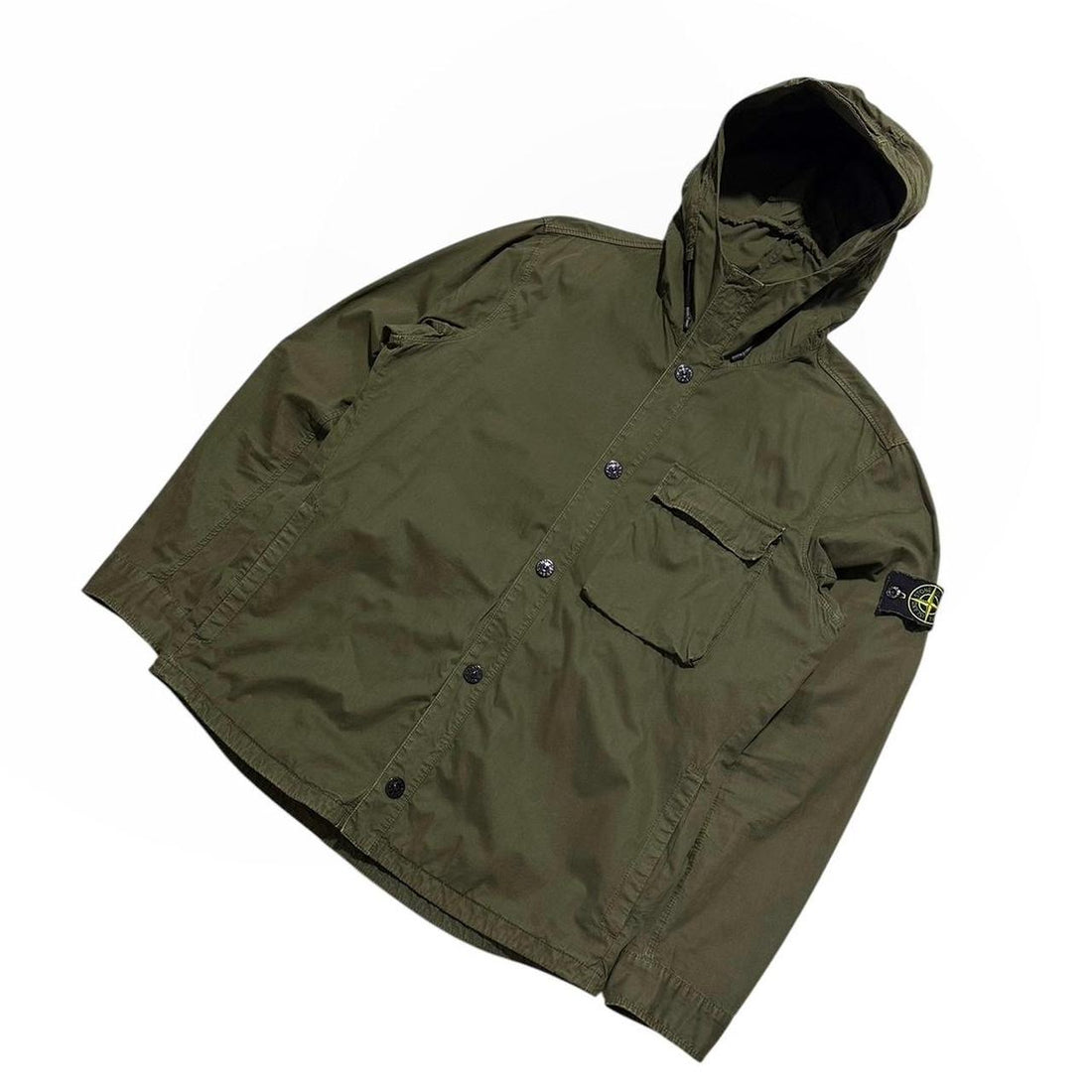 Stone Island Hooded Canvas Jacket