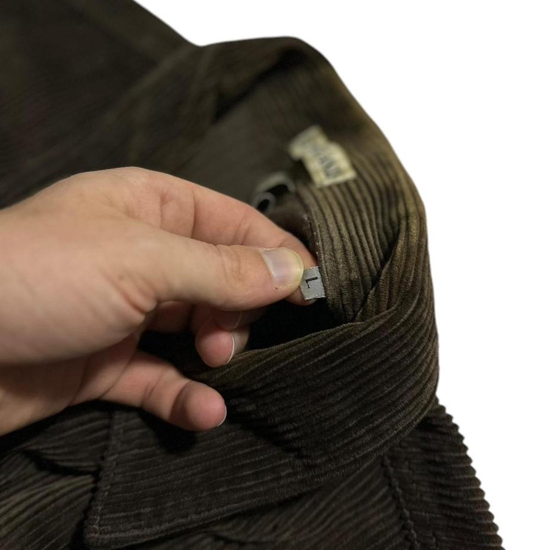 Stone Island Brown Heavy Corduroy Shirt