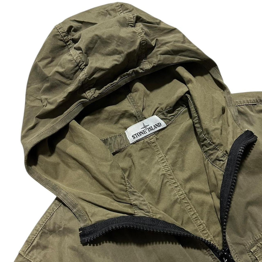 Stone Island Hooded Canvas Jacket