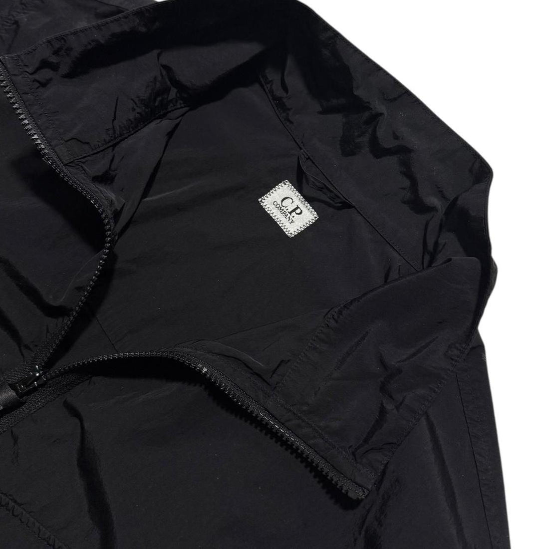 CP Company Black Nylon Pullover Jacket