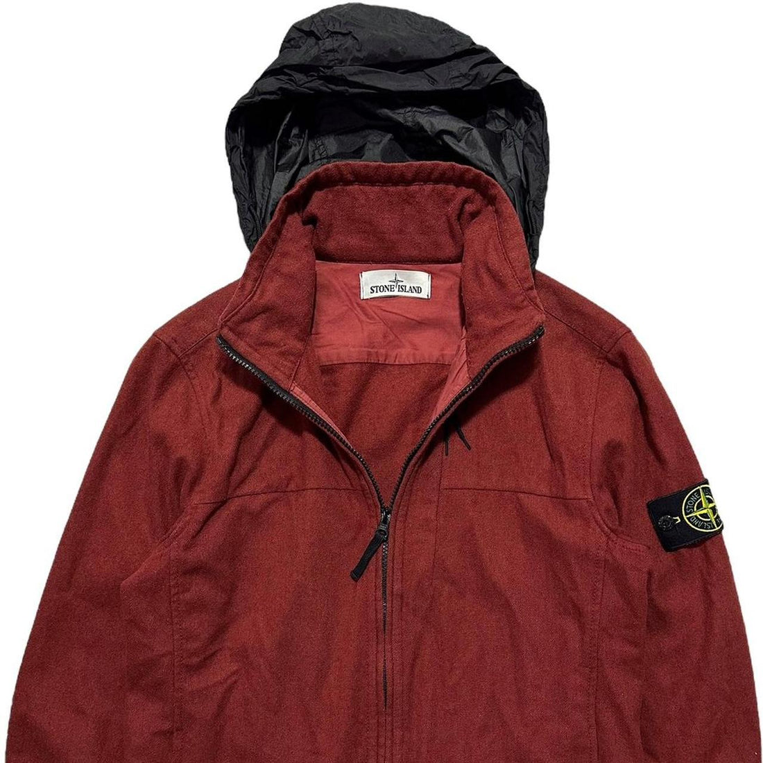 Stone Island Red Zip Jacket