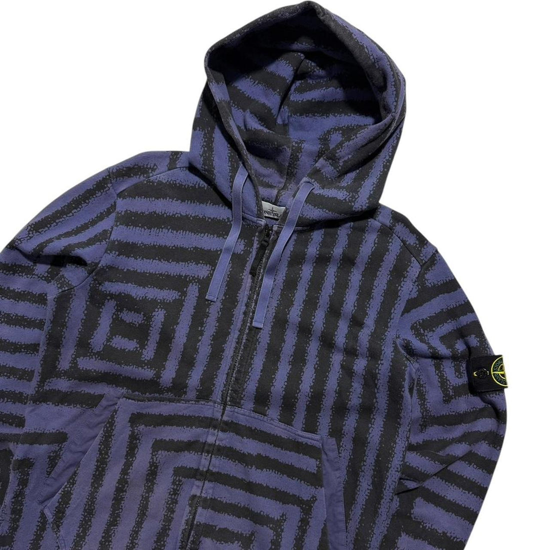 Stone Island Maze Camo Full Zip Hoodie