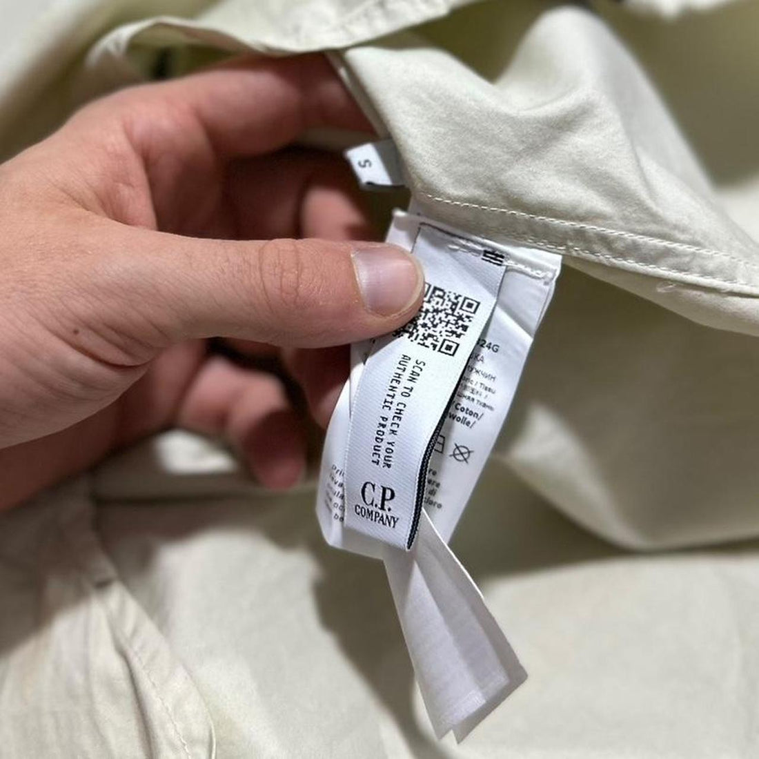 CP Company Cream Overshirt
