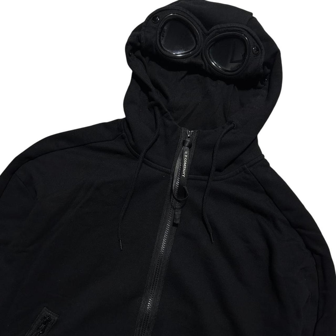 CP Company Black Goggle Hoodie