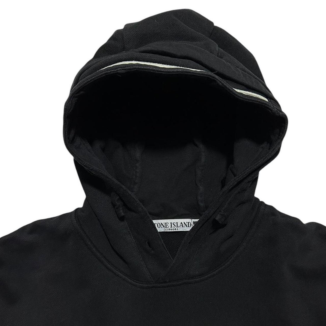 Stone Island Black Heavy Pullover Hoodie