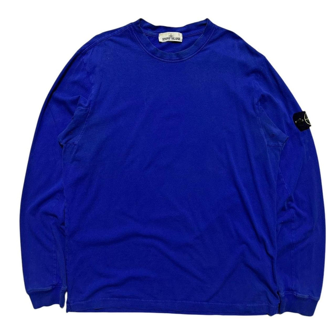Stone Island Blue Long Sleeve Top