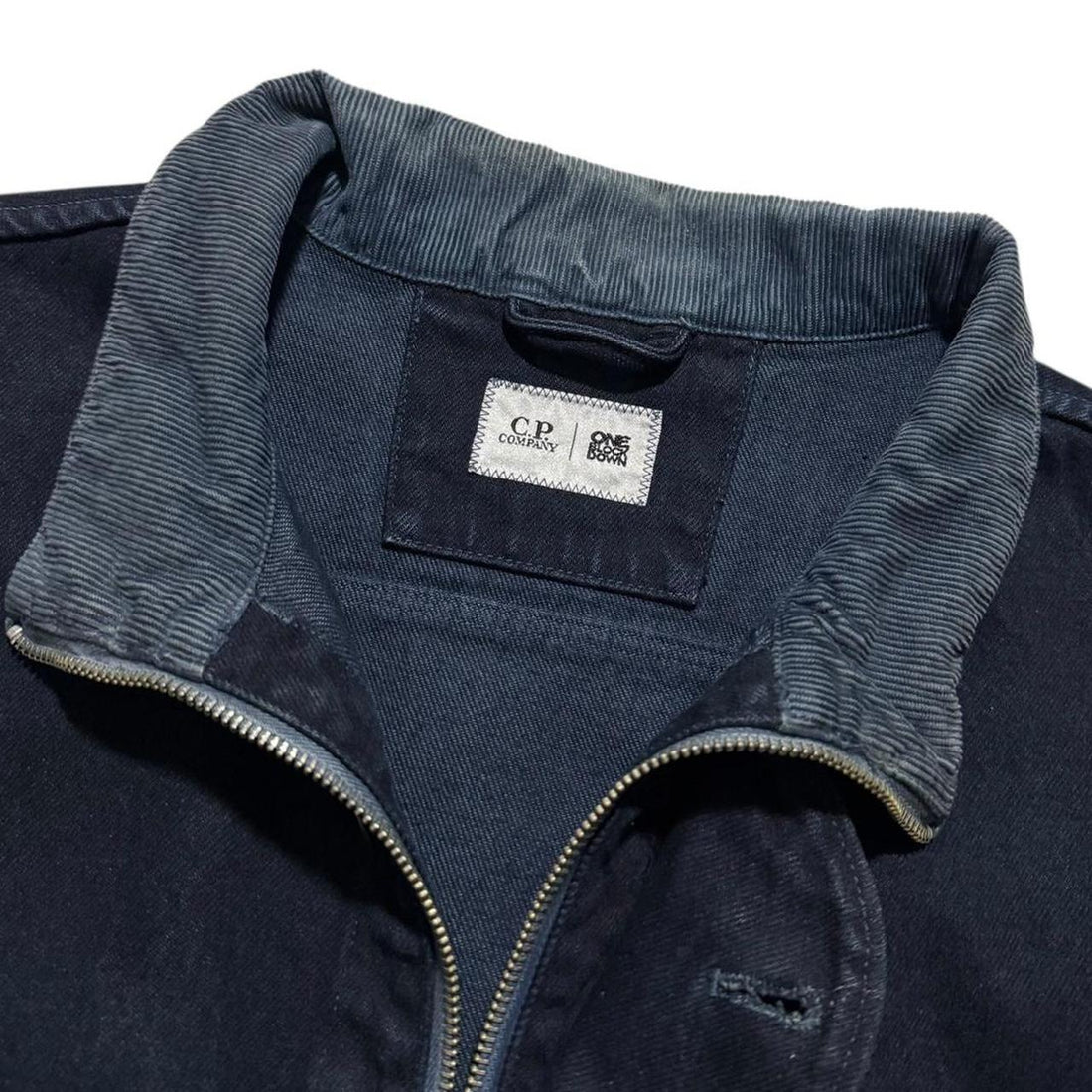 CP Company One Block Down Denim Vest