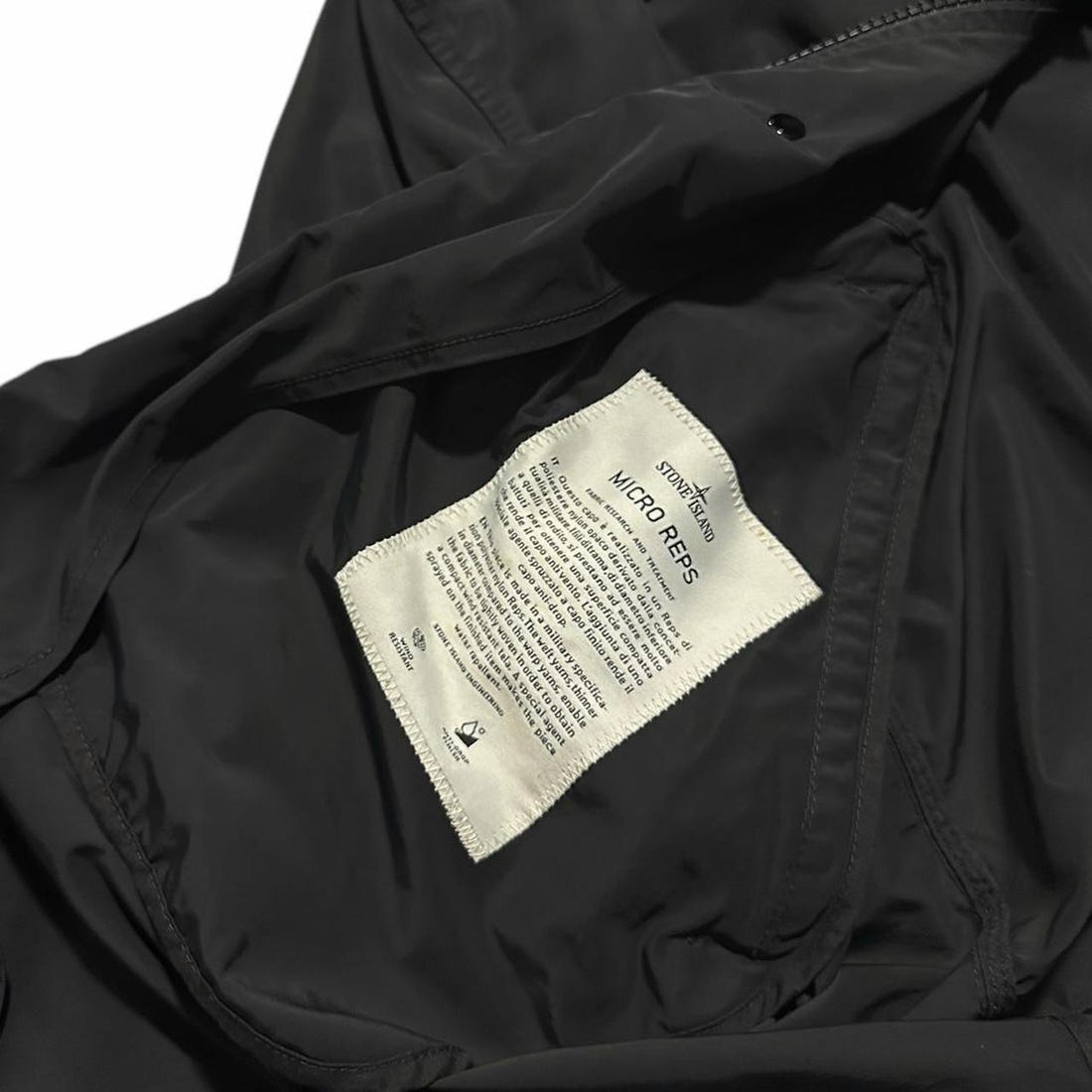 Stone Island Black Micro Reps Jacket