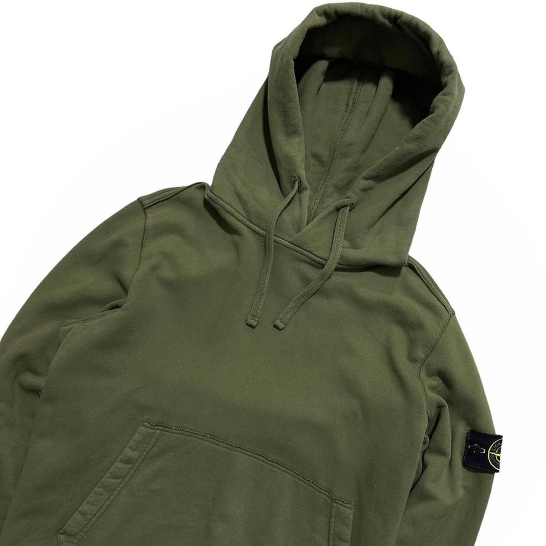 Stone Island Green Pullover Hoodie