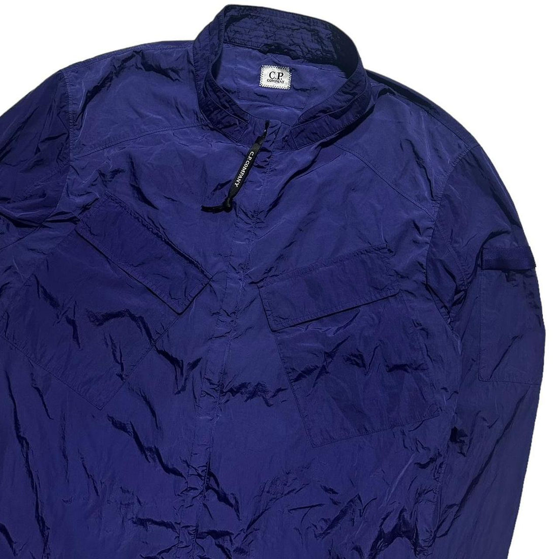 CP Company Chrome Blue Nylon Jacket