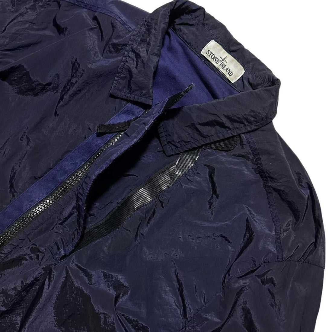 Stone Island Nylon Metal Blue Overshirt