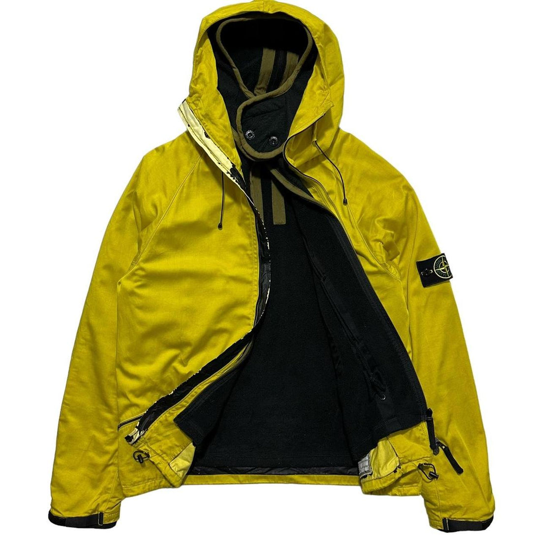 Stone Island 2007 Raso Gommato Yellow Jacket