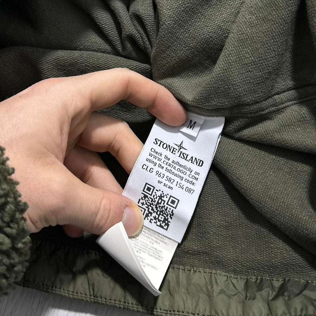 Stone Island Garment Dyed Crinkle Reps Overshirt