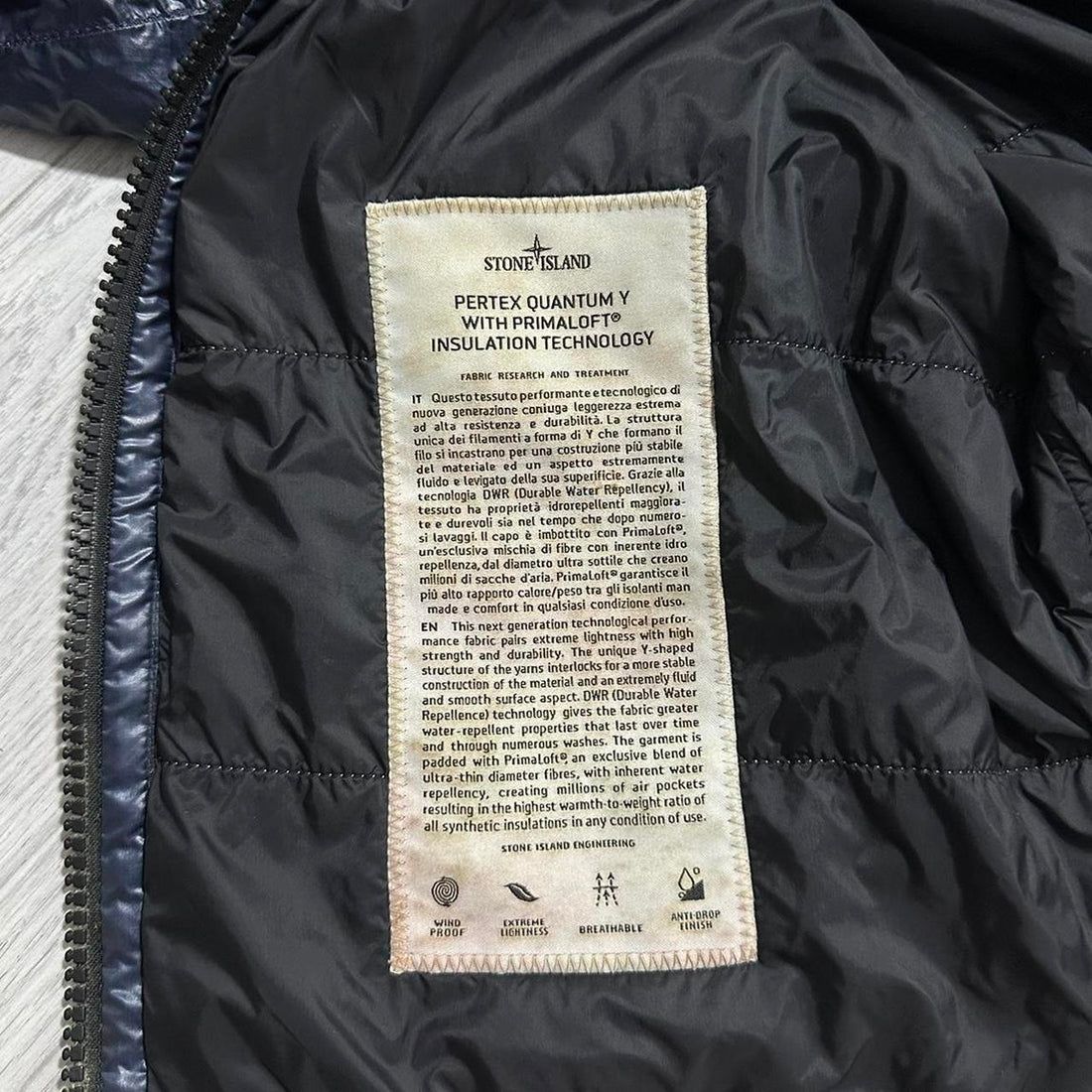 Stone Island Pertex Quantum Y Primaloft Jacket