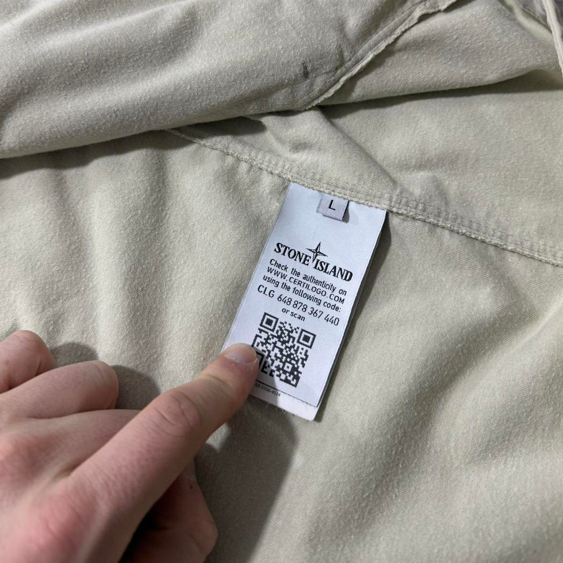 Stone Island Ghost Nylon Cotton 3L Jacket