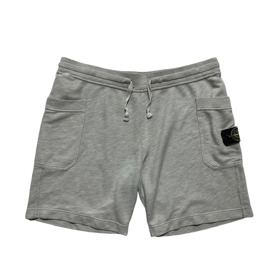 Stone Island Grey Cotton Shorts