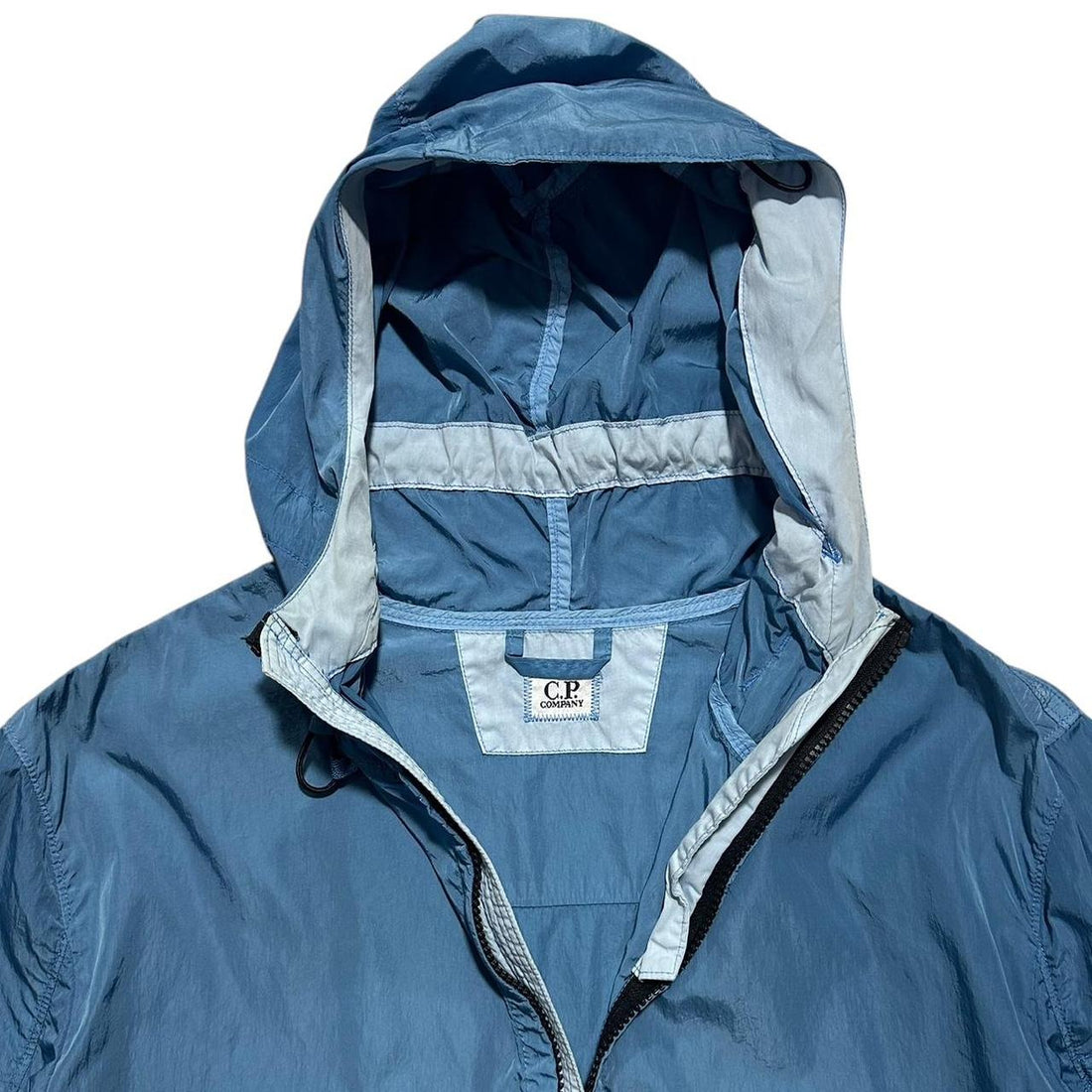 CP Company Nylon Blue Goggle Jacket