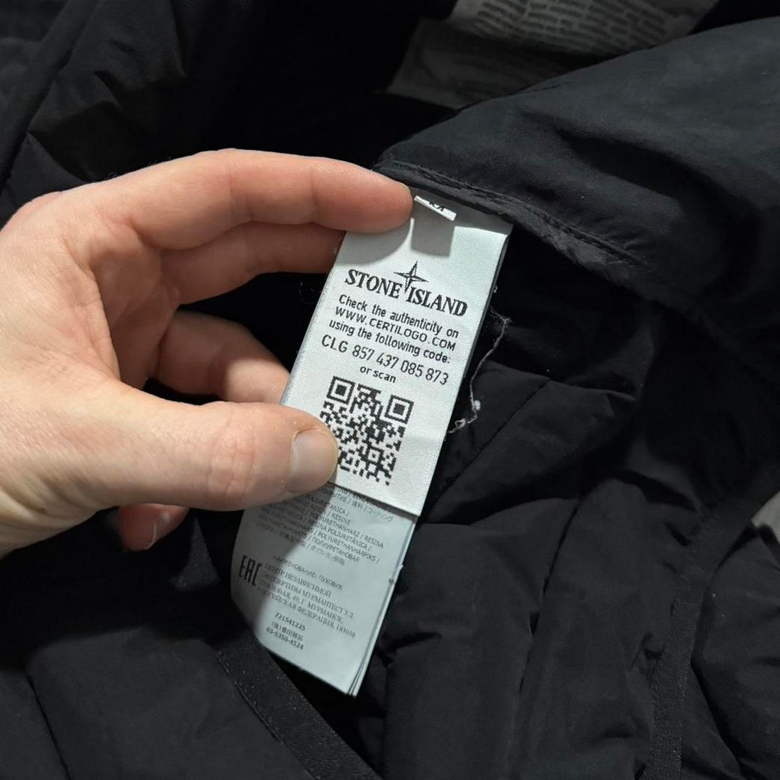 Stone Island Loom Woven Down Jacket