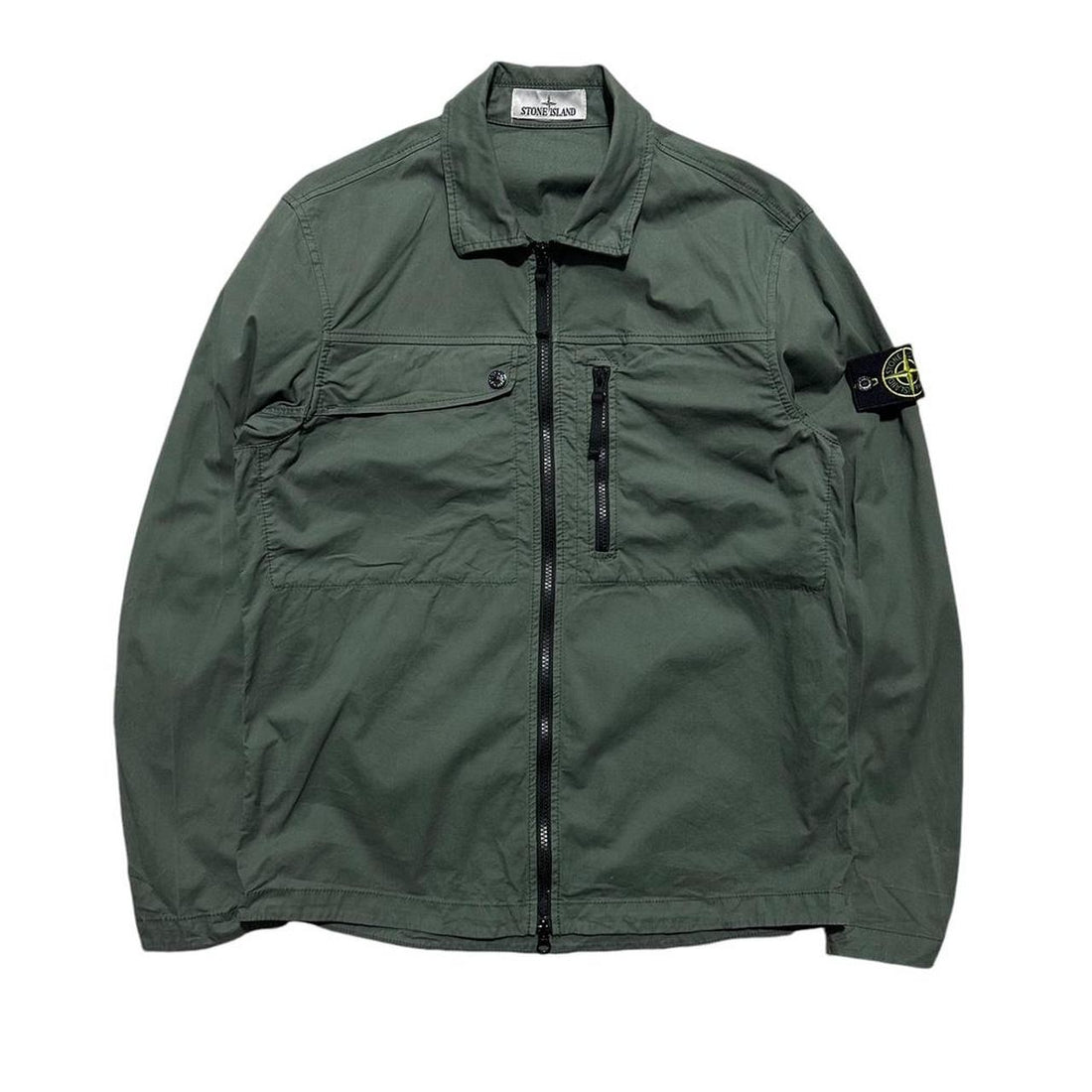 Stone Island Green Overshirt