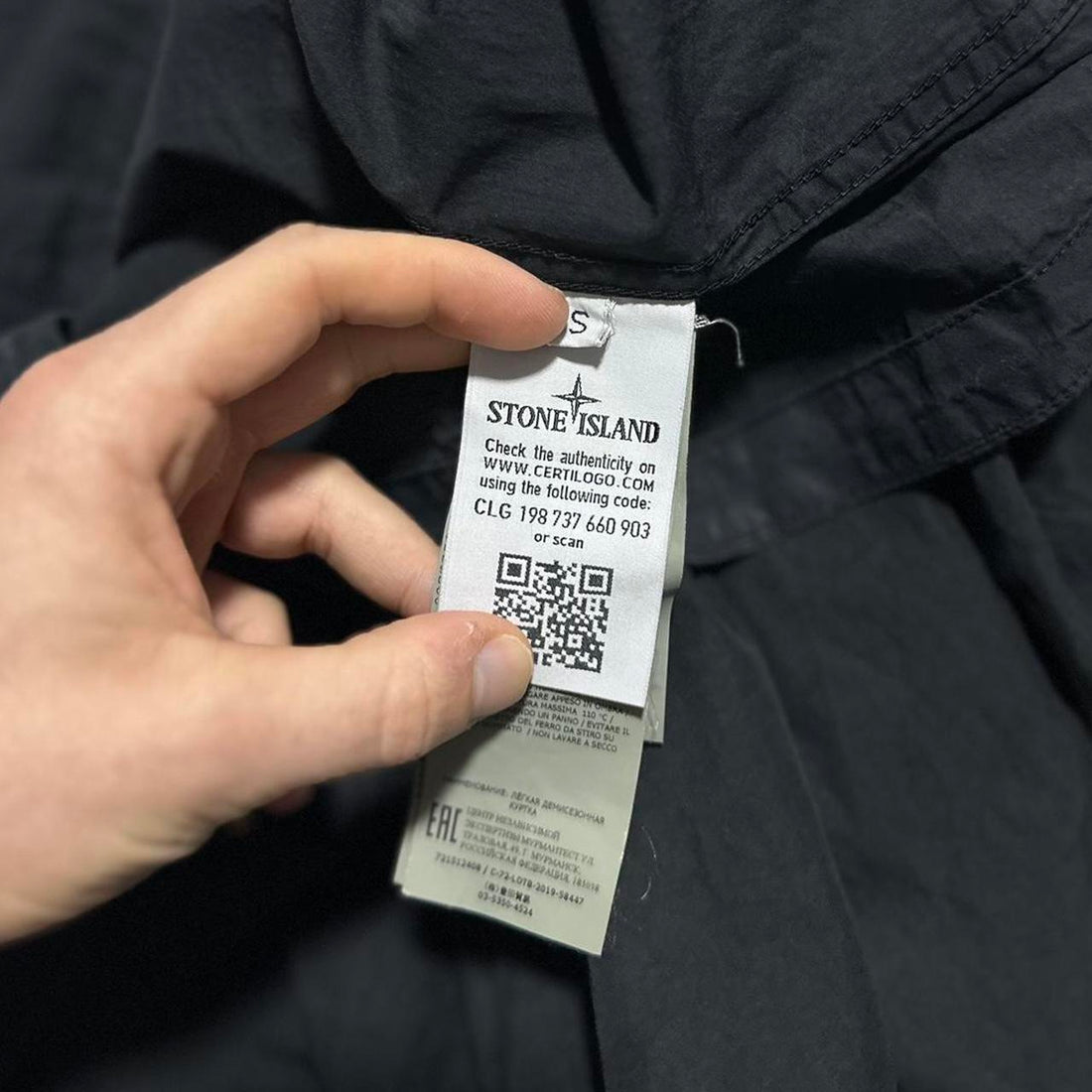 Stone Island Canvas Overshirt Jacket