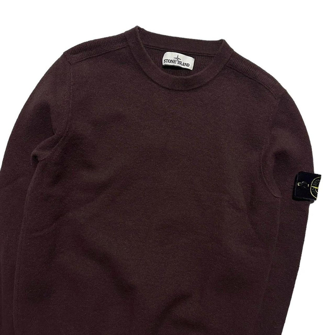 Stone Island Burgundy Pullover Jumper