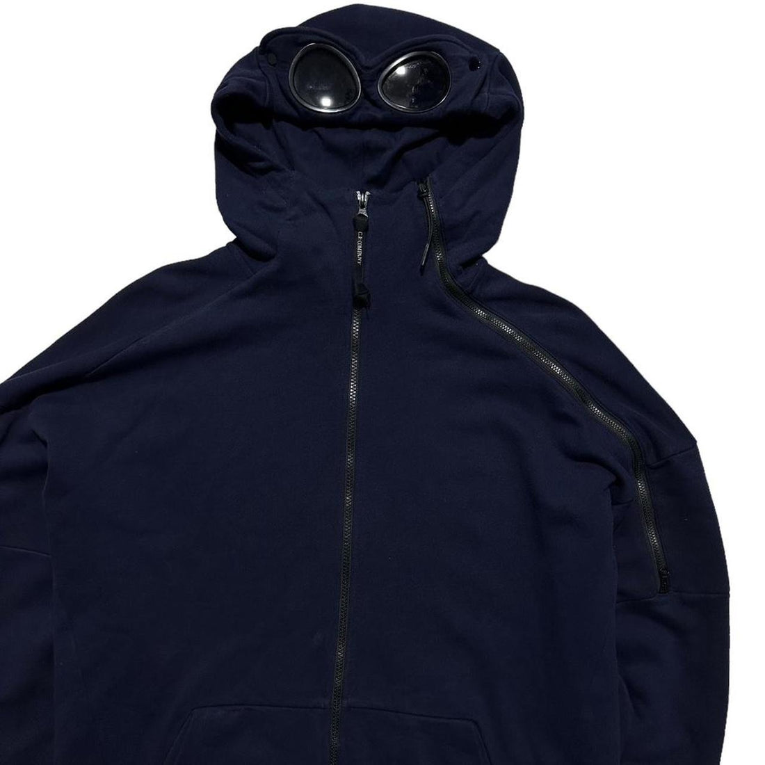 CP Company Navy Goggle Hoodie