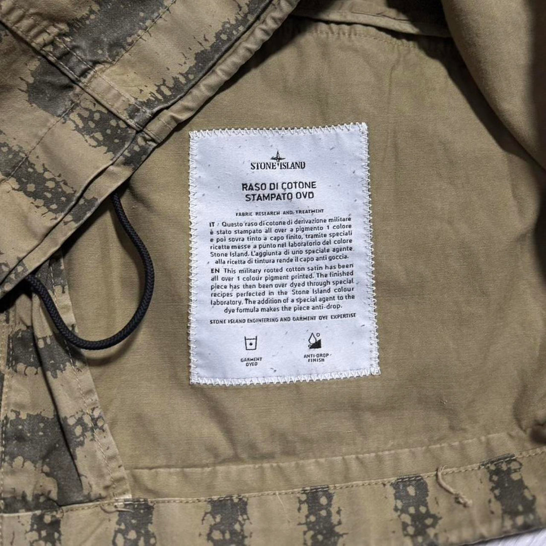 Stone Island Raso Camo Stampato Field Jacket