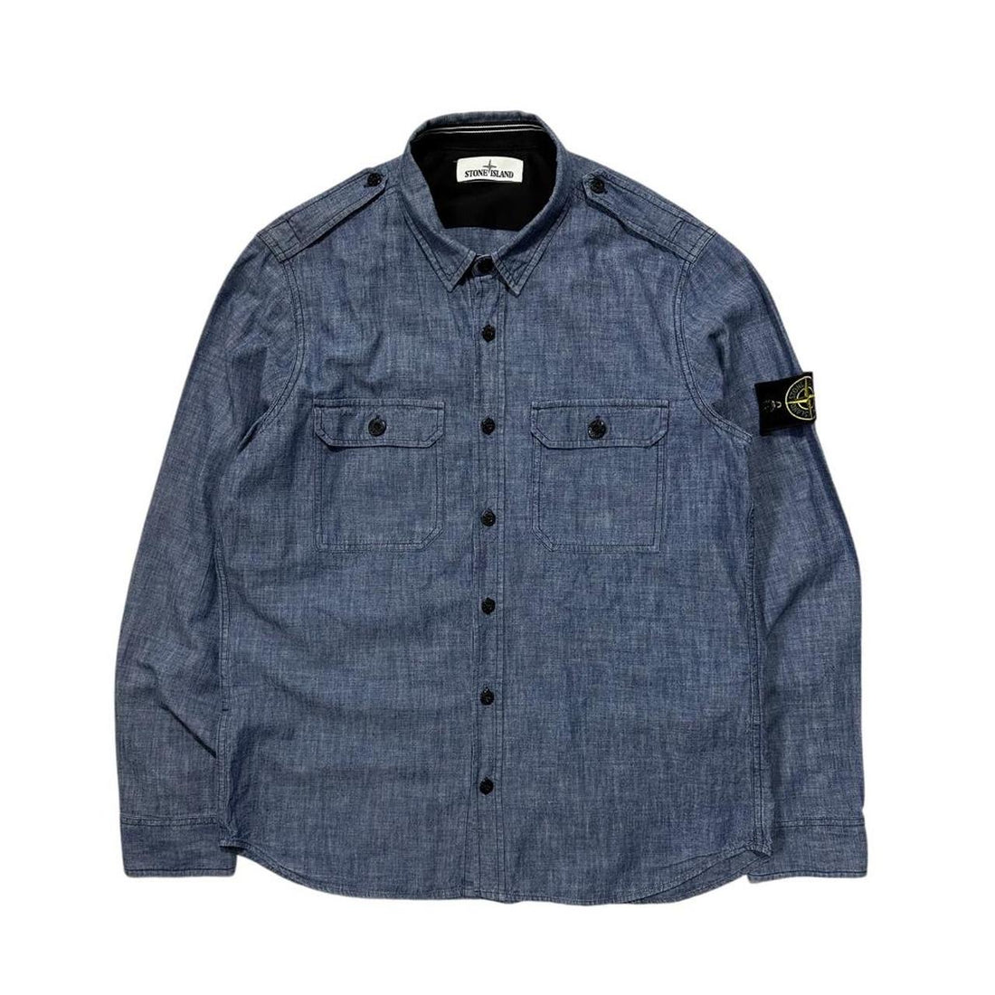 Stone Island Denim Chambray Shirt