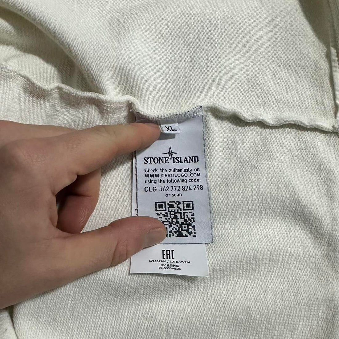Stone Island White Ghost Crewneck